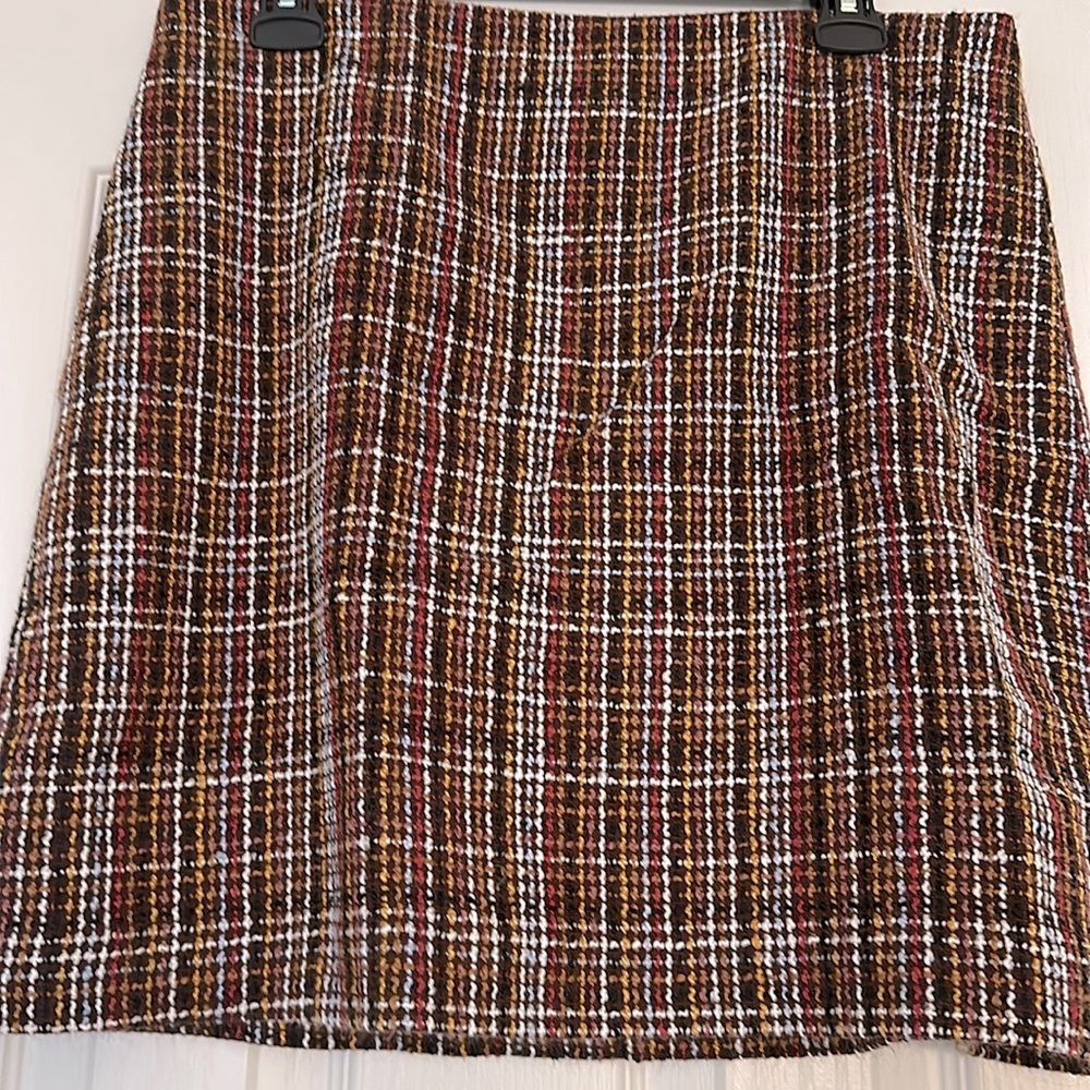 LOFT Pencil Skirt Tweed Multi-color Women's Size 8